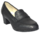 Zapato tacón mocasín negro