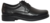 Zapato confort cordón piel negro