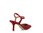 Zapato pulsera tacón print rojo