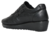 Zapato dos velcros confort piel negra