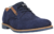 Zapato blucher serraje azul marino
