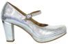 Zapato tacón  pulsera print plata