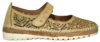 Zapato pulsera calado piel camel