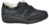 Zapato cuña confort velcros negro